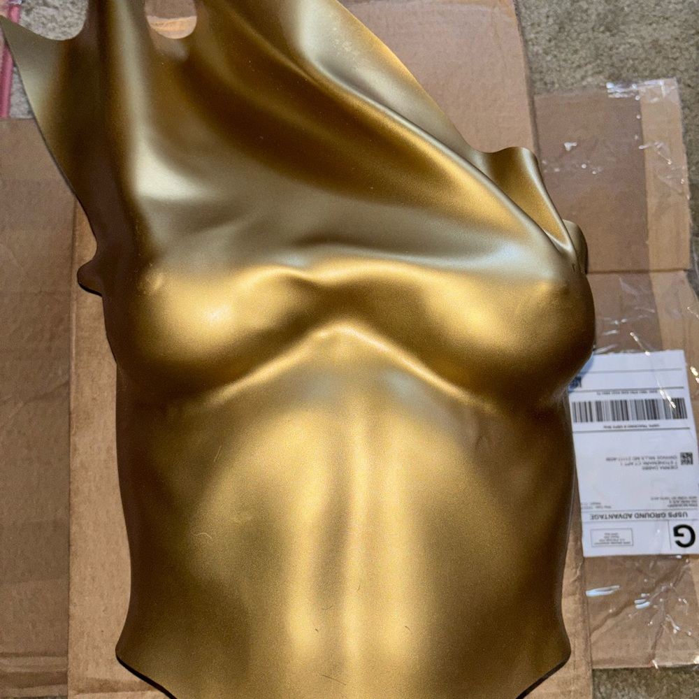 Gold Women's Resin Corset